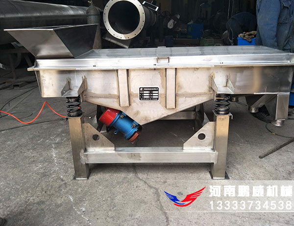 选型不合适导致直线筛无聊堆积太厚