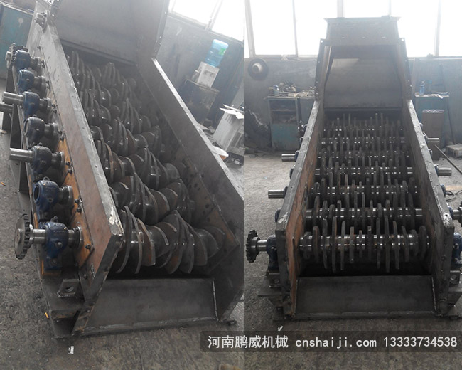 滚动筛煤机也叫滚轴筛煤机，效率高，不易堵